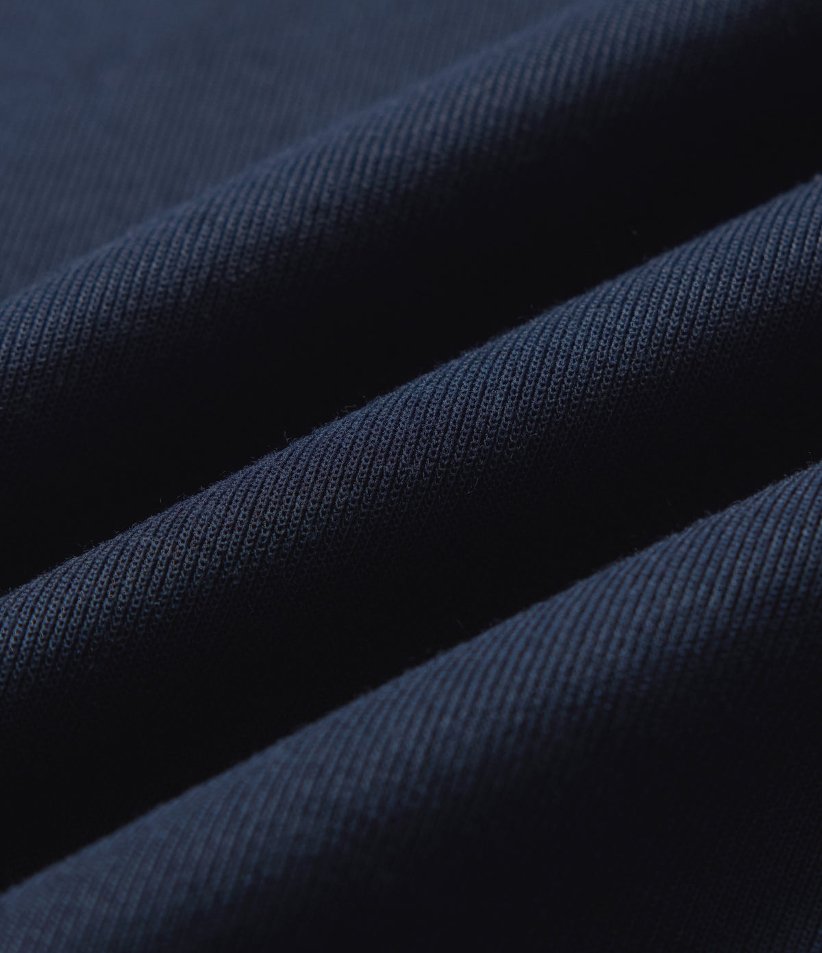 Mid Rise Straight Leg Casual Cotton Sweatpants with Pockets — Navy Blazer — view 7