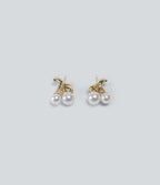Party Stud Earrings — Gold — view 2