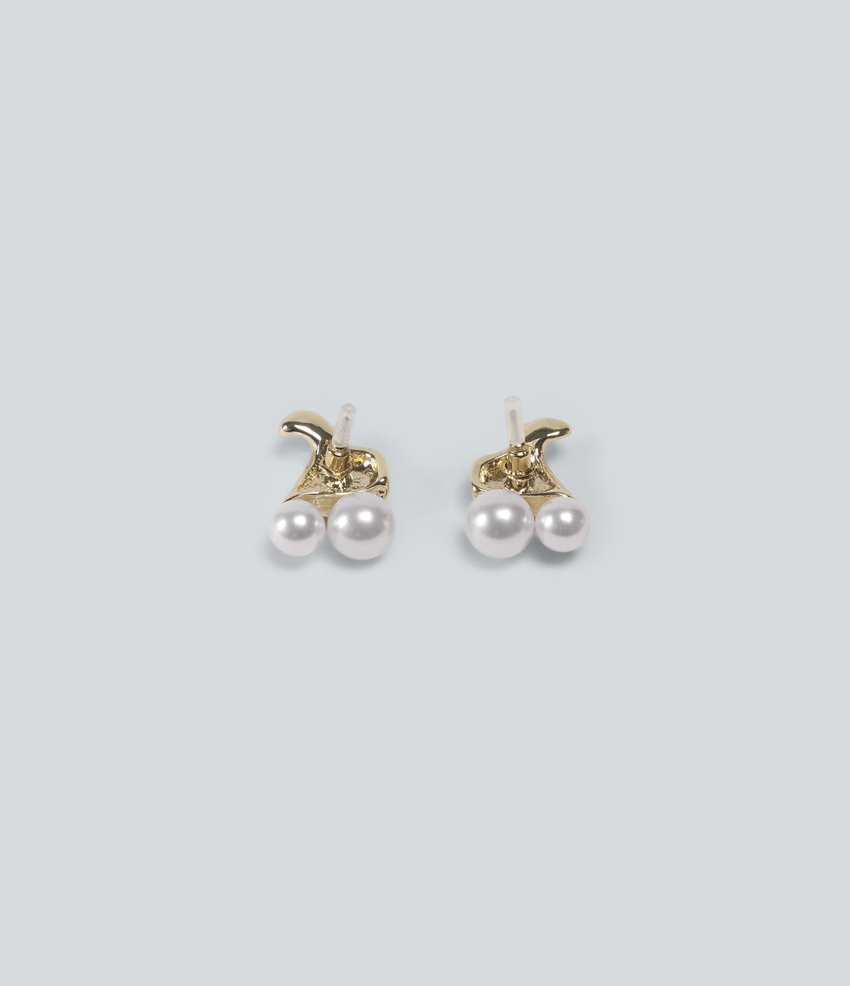 Party Stud Earrings — Gold — view 2