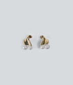 Party Stud Earrings — Gold — view 1