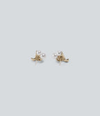 Party Stud Earrings — Gold — view 3