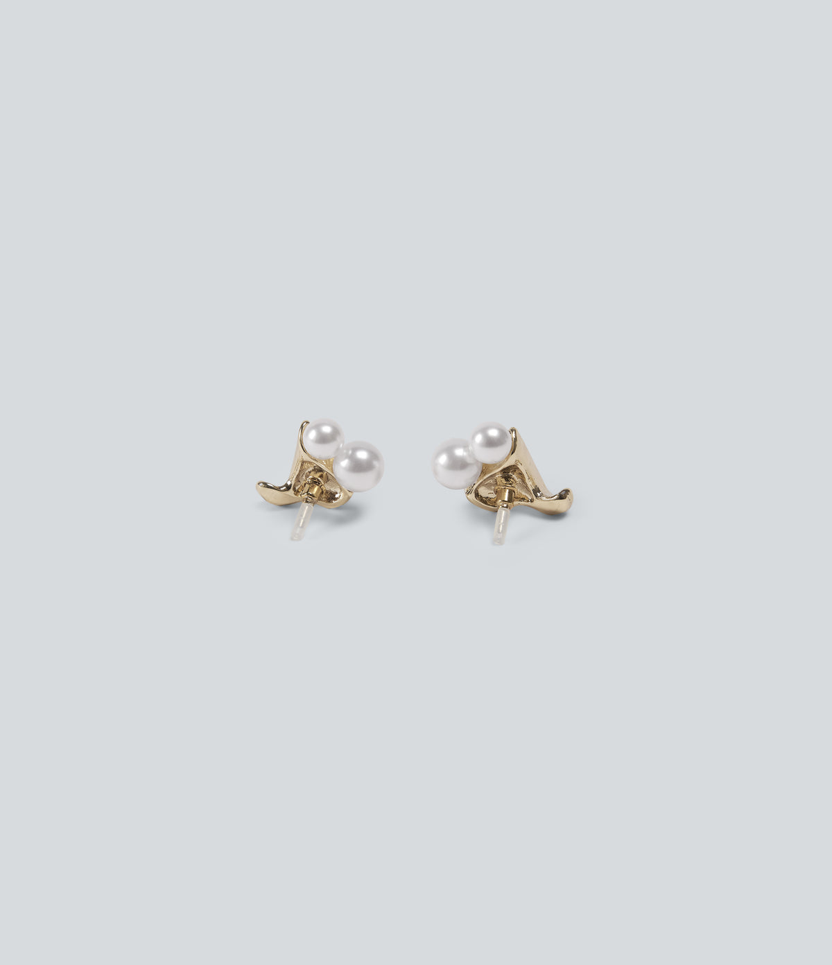 Party Stud Earrings — Gold — view 3