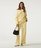 Long Sleeve Casual Sweatshirt — Pear Sorbet — view 5