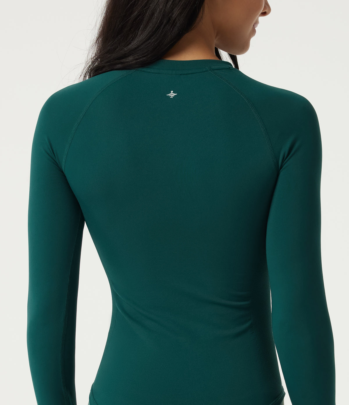 One Form Seamless Flow Round Neck Long Sleeve Casual Sports Top — Botanical Garden — view 7