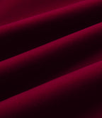 High Waisted A-Line Velvet Party Mini Skirt with Pockets — Cardinal Red — view 7