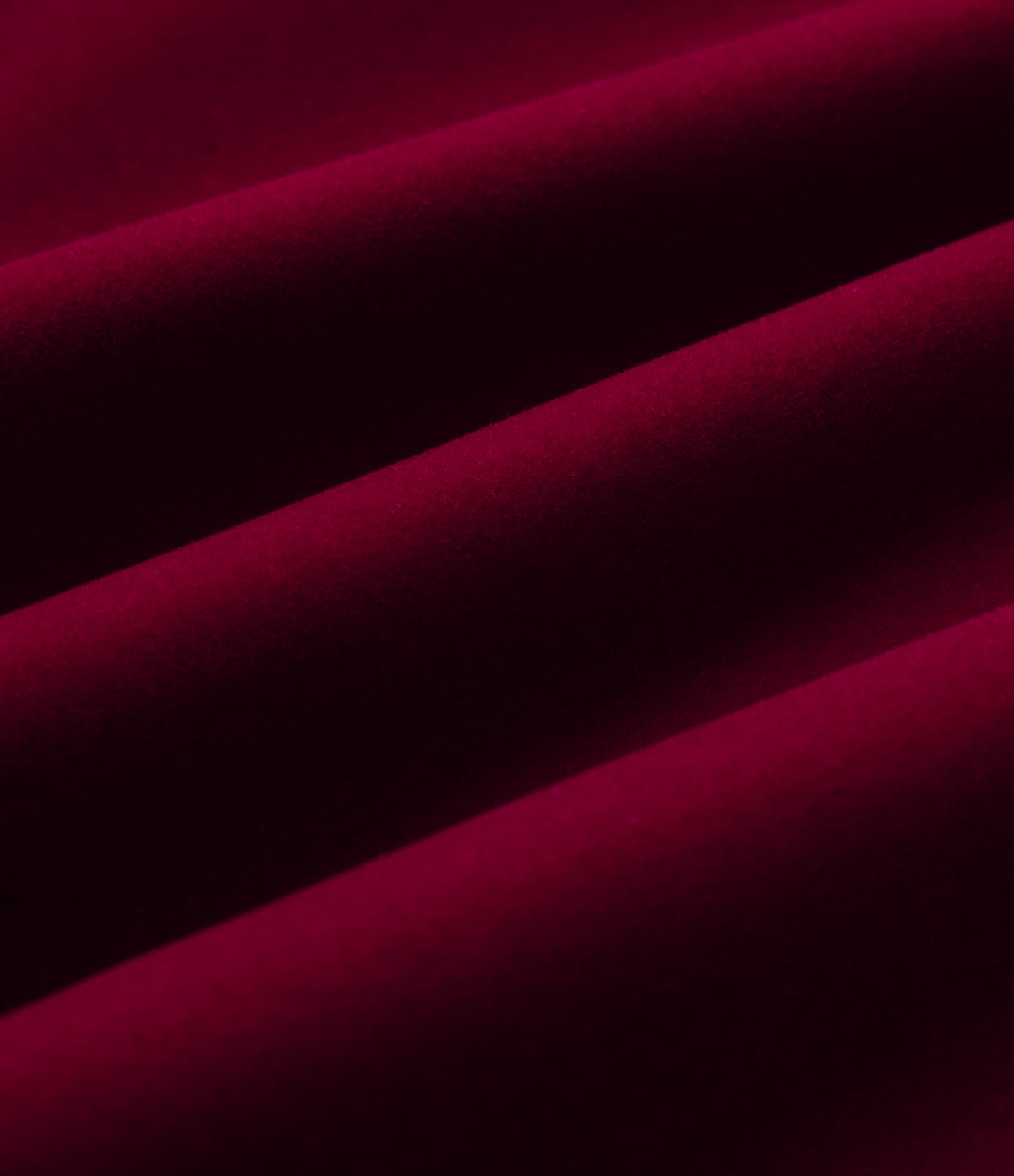 High Waisted A-Line Velvet Party Mini Skirt with Pockets — Cardinal Red — view 7