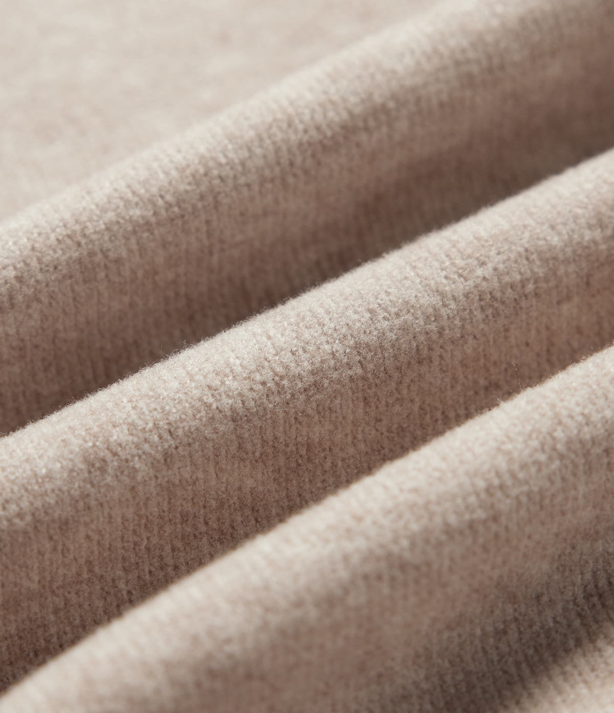 Round Neck Long Sleeve Lounge Top — Cement — view 7