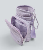 Yoga Crossbody Bag with Zipper Pocket — Wanderlust - Lilac — view 2