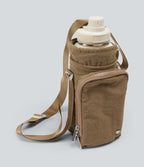 Yoga Crossbody Bag with Zipper Pocket — Brown — view 4
