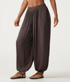 Mid Rise Ruched Casual Joggers with Pockets — Shopping Bag — view 1