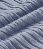 Mock Neck Long Sleeve Work Jumper — Camon blue — view 8