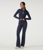 Plush Thermal High Neck Yoga Jacket with Thumbholes — Overture — view 7