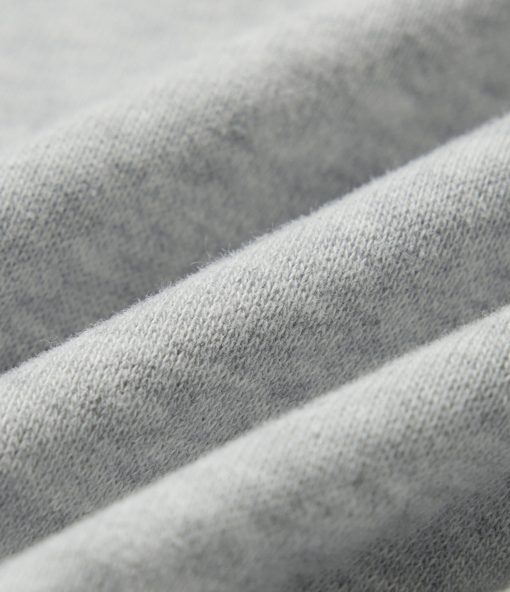 High Waisted Drawstring Wide Leg Side Stripe Fleece Cotton Casual Sweatpants with Pockets — Quiet Mist — view 8