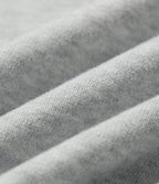 High Waisted Drawstring Wide Leg Side Stripe Fleece Cotton Casual Sweatpants with Pockets — Quiet Mist — view 8