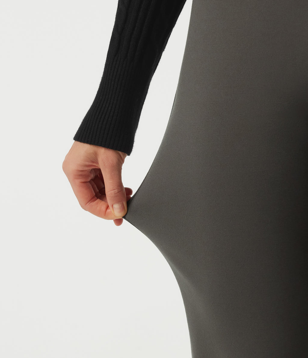 Mid Rise Straight Leg Work Trousers with Pockets — Chimera — view 7