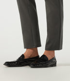 Mid Rise Straight Leg Work Trousers with Pockets — Chimera — view 6