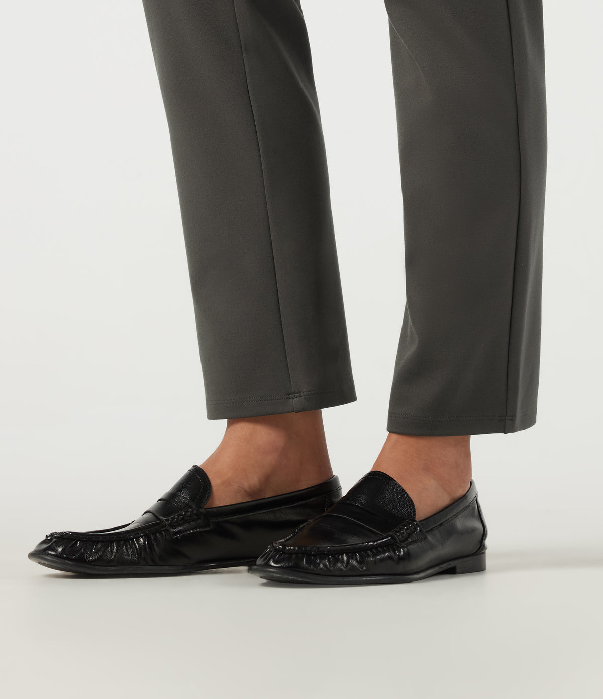 Mid Rise Straight Leg Work Trousers with Pockets — Chimera — view 6
