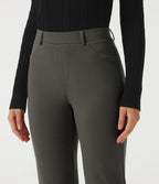 Mid Rise Straight Leg Work Trousers with Pockets — Chimera — view 4