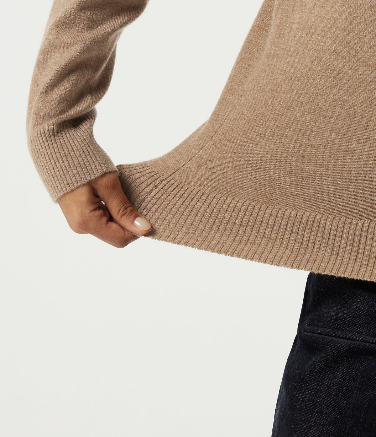 Round Neck Long Sleeve Work Jumper — Cartouche — view 5