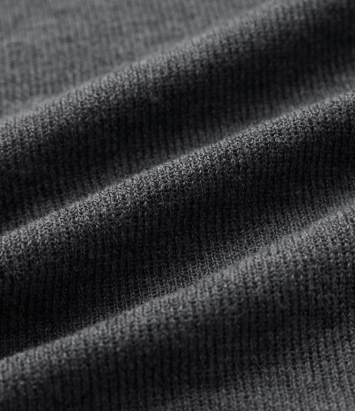 Long Sleeve Longline Work Cardigan with Pockets — Dark Grey — view 8