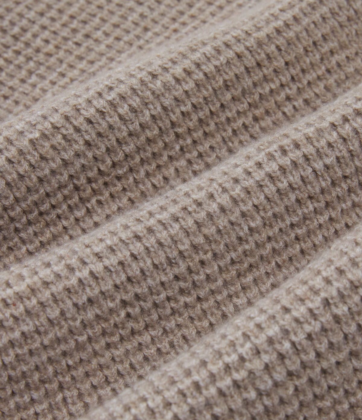 Round Neck Long Sleeve Lounge Cardigan — Peyote — view 8