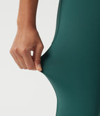 Speedwave Air High Waisted Skinny Running Leggings with Pockets — Viridian — view 7
