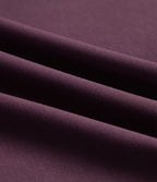 Boat Neck Sleeveless Ruched Pencil Midi Work Dress — Plum Wine — view 8