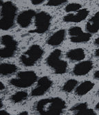 High Waisted Drawstring Wide Leg Leopard Print Color Block Casual Trousers with Pockets — Frosted Panther — view 7