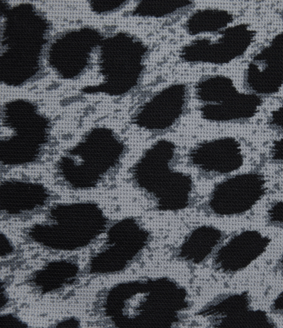 High Waisted Drawstring Wide Leg Leopard Print Color Block Casual Trousers with Pockets — Frosted Panther — view 7