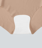 Mid Rise Seamless Casual No Show Underwear — Toasted Almond — view 6