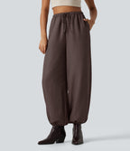 High Waisted Drawstring Casual Joggers with Pockets — Shopping Bag — view 4