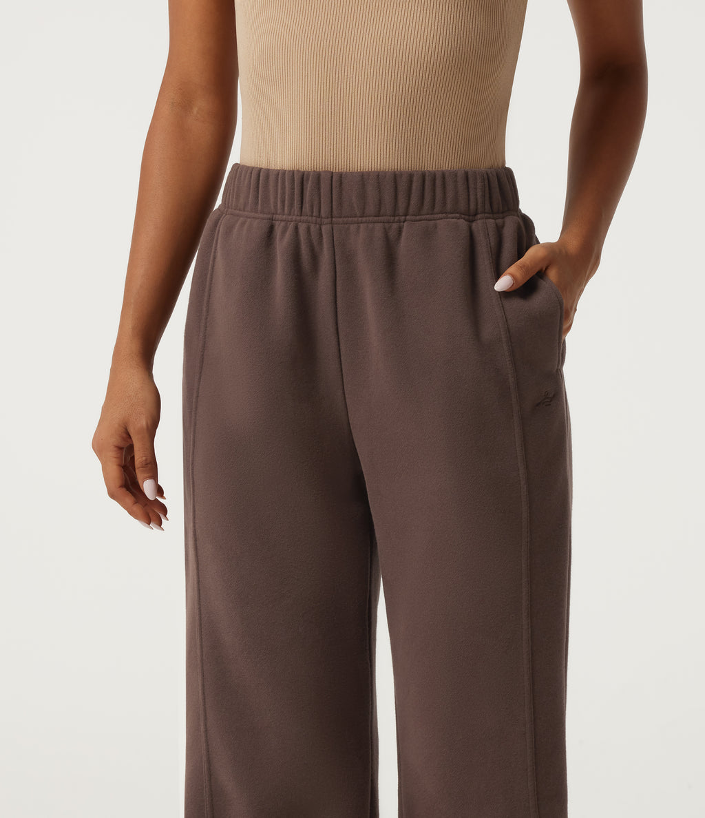 High Waisted Bootcut Fleece Casual Cotton Sweatpants with Pockets — Shopping Bag — view 4