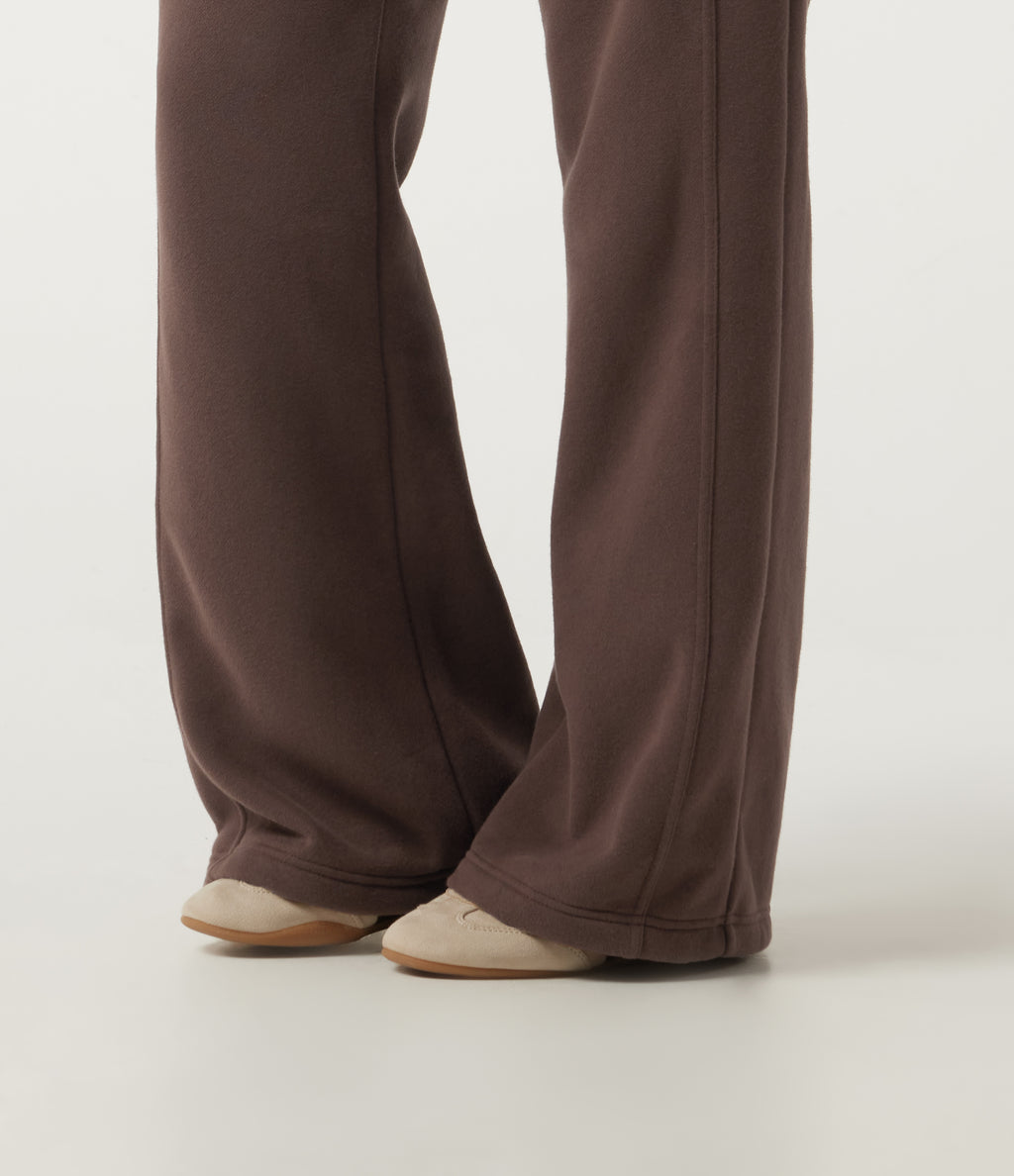 High Waisted Bootcut Fleece Casual Cotton Sweatpants with Pockets — Shopping Bag — view 7