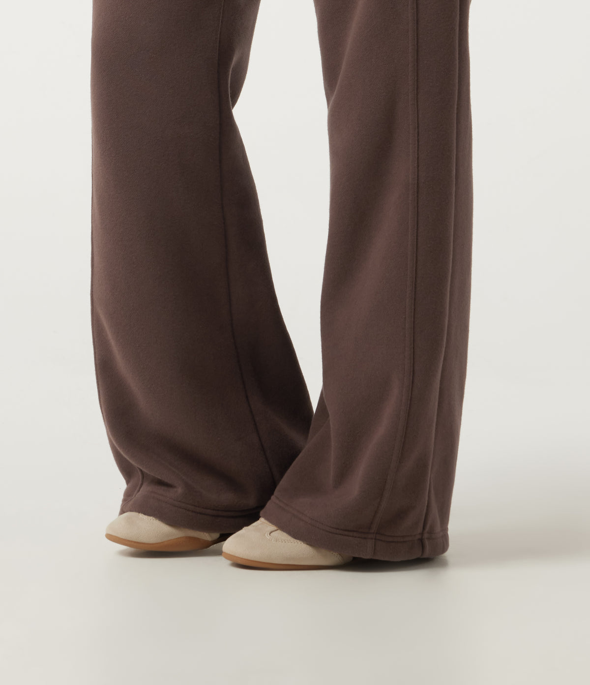 High Waisted Bootcut Fleece Casual Cotton Sweatpants with Pockets — Shopping Bag — view 7
