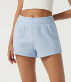 Mid Rise Seam Casual Cotton Shorts 3" with Pockets — Lyncove — view 1