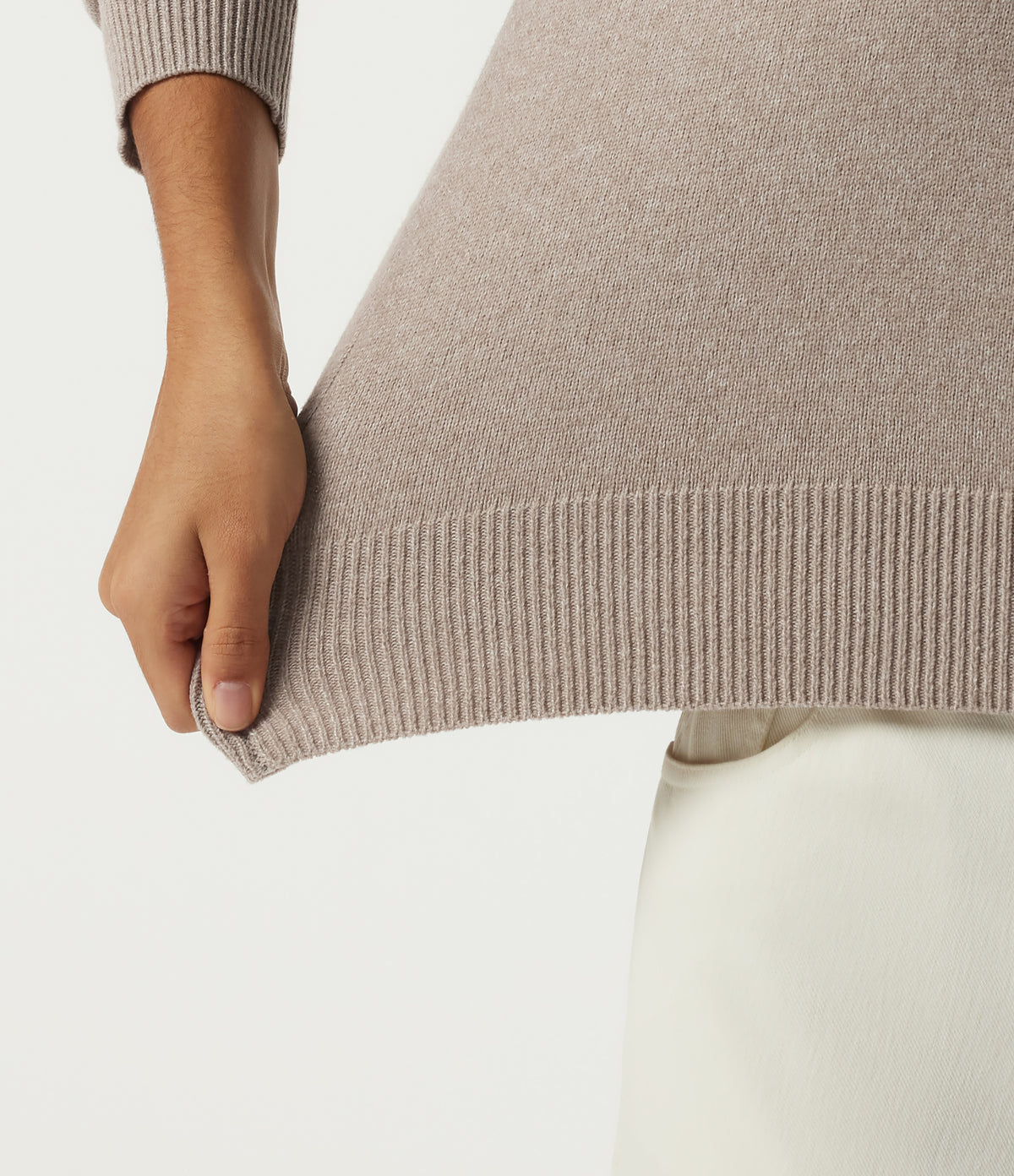 Polo Long Sleeve Work Jumper — Savannah Tan — view 6