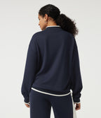Mock Neck Long Sleeve Casual Pullover Sports Sweatshirt — Overture — view 2