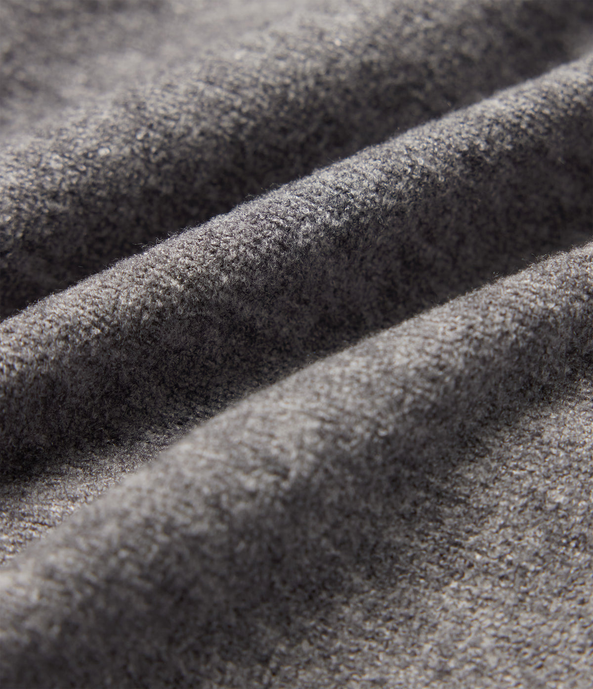 Hooded Long Sleeve Casual Pullover Sweatshirt with Pockets — Dark Mottled Grey — view 8