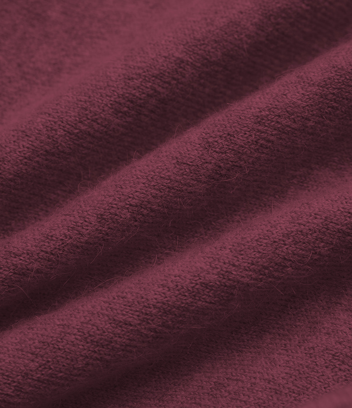 V Neck Long Sleeve Work Sweater — Burgundy — view 8