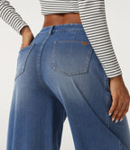 Mid Rise Casual Jeans with Pockets — Blue Jasper Denim — view 5