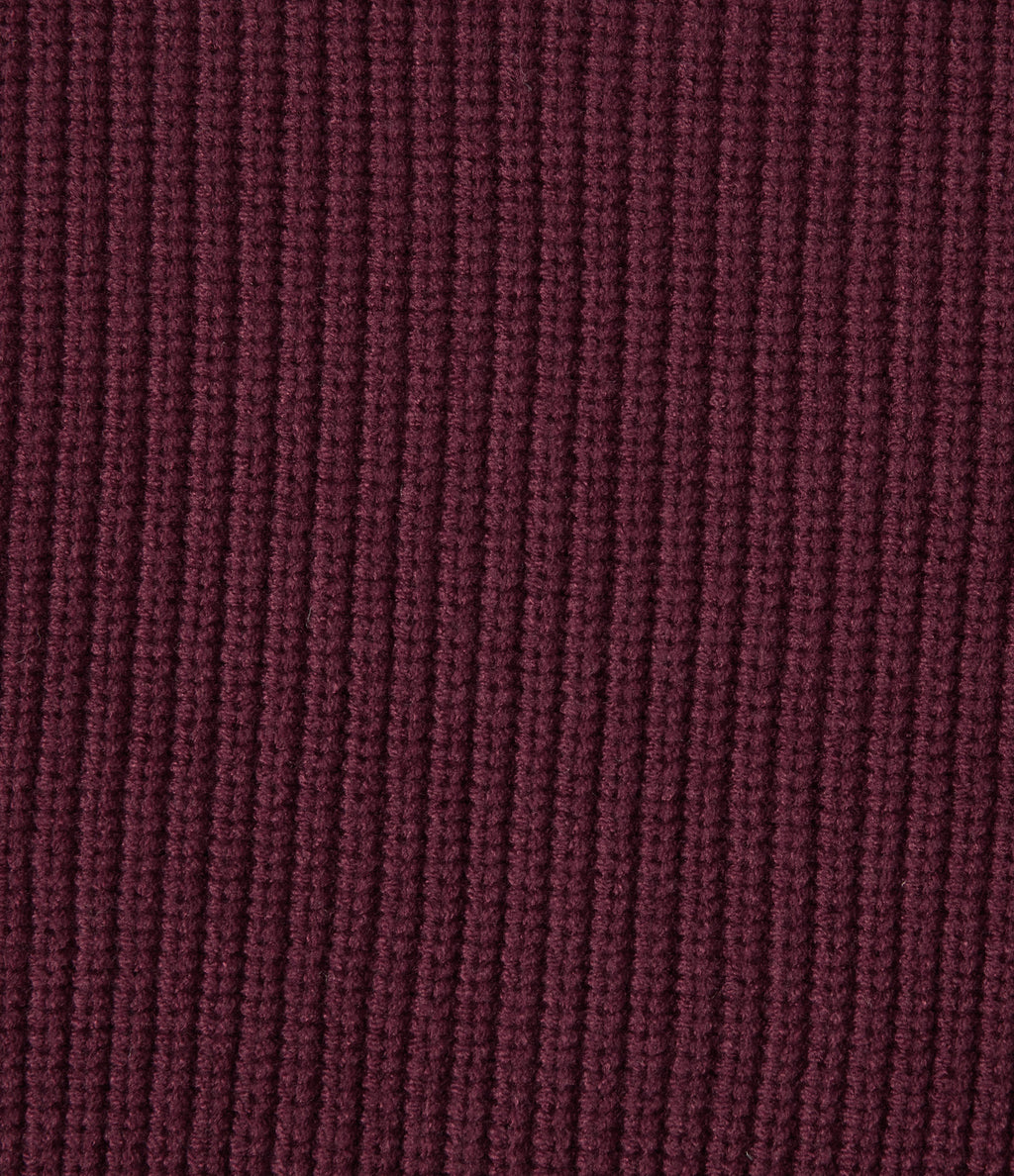 One Shoulder Long Sleeve Casual Jumper — Chocolate Truffle — view 8