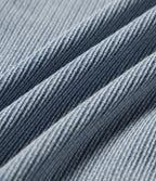 Boat Neck Batwing Long Sleeve Casual Sweatshirt — Rainlane Stripe — view 7