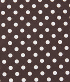 Square Neck Polka Dot Long Sleeve Built-In Bra A-Line Milkmaid Midi Resort Dress — Bistre Dot — view 7