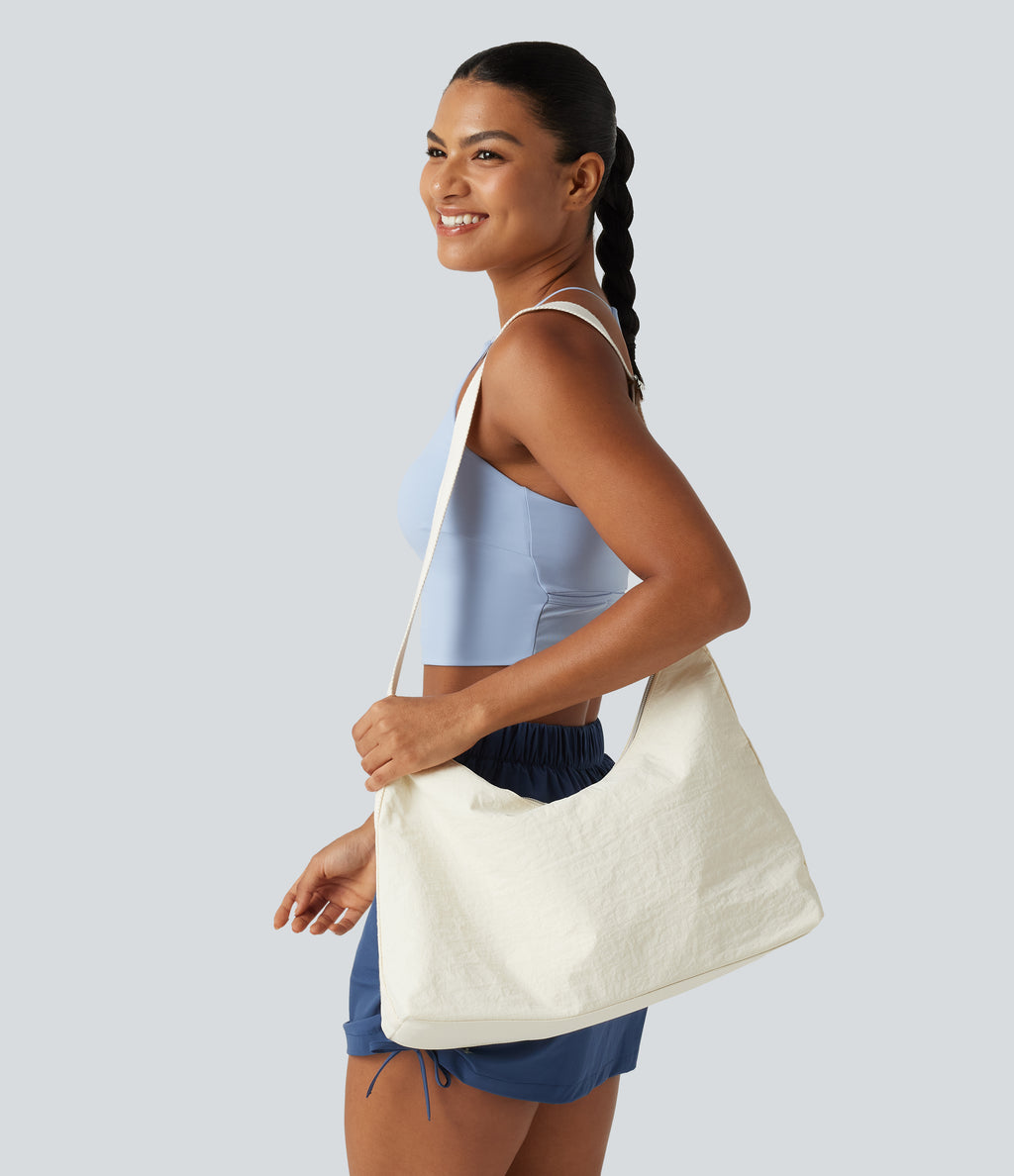 Yoga Shoulder Bag — Lily White — view 4