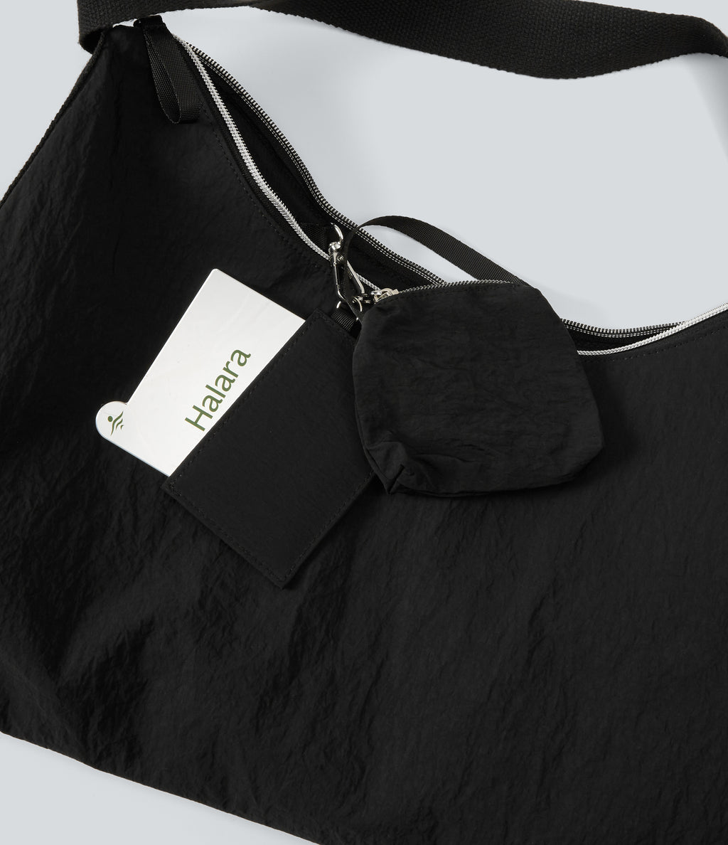 Yoga Shoulder Bag — Black — additional view