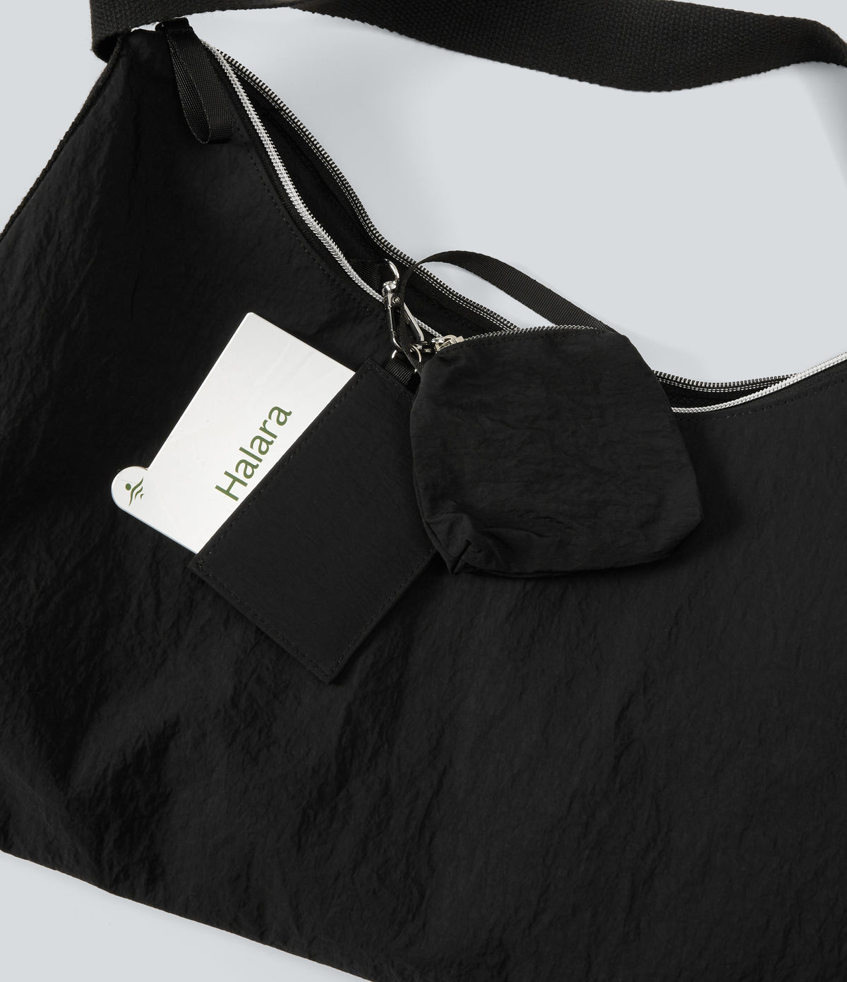 Yoga Shoulder Bag — Black — additional view