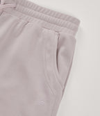 Low Rise Drawstring Wide Leg Casual Sweatpants with Pockets — Porcelain Pink — view 8