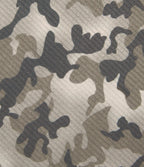 High Waisted Corduroy Camo Drawstring Casual Baggy Trousers with Pockets — Foggy Night Camo — view 7