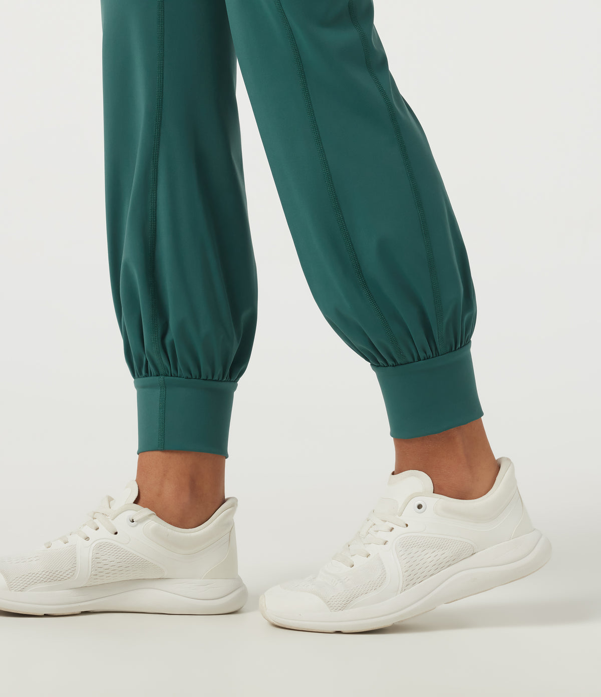 Speedwave Air High Waisted Tummy Control Quick Dry Running Joggers with Pockets — Viridian — view 6