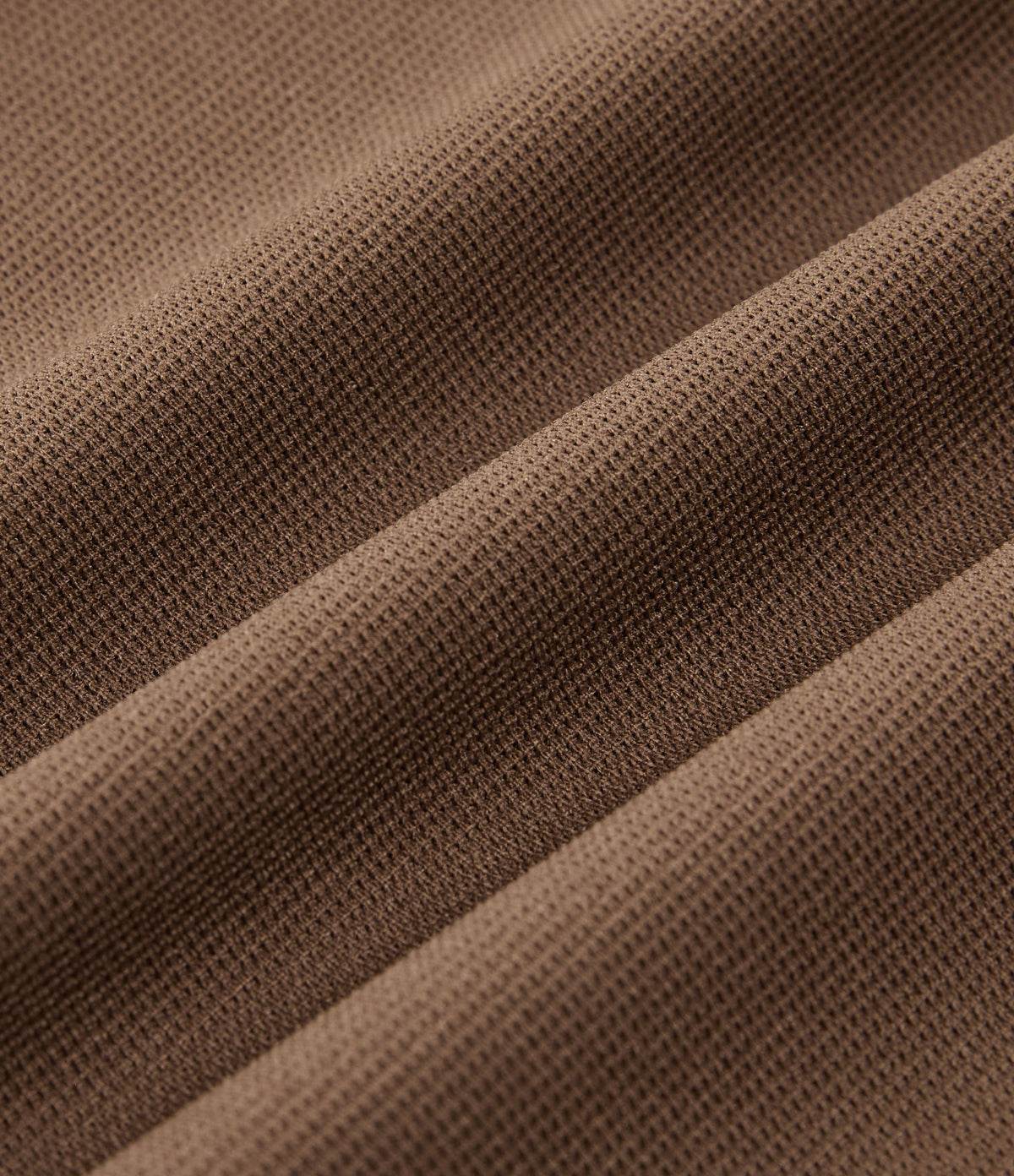 High Waisted Barrel Leg Waffle Work Trousers with Pockets — Partridge — view 7
